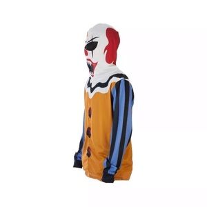 🤡 Men's IT Pennywise Costume Zip Hoodie * M
